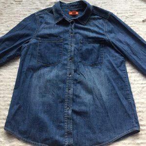 Button up jean shirt